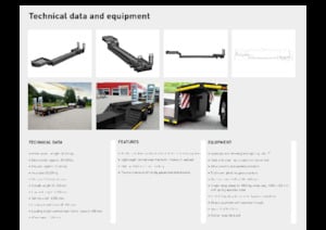 Lowbed & Step Deck Semi Trailers Doll Vario
