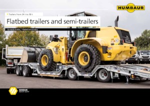 Lowbed & Step Deck Semi Trailers Humbaur HTS 30 G