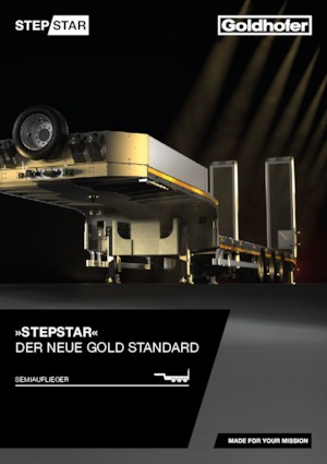 Lowbed & Step Deck Semi Trailers Goldhofer STEPSTAR