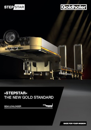 Lowbed & Step Deck Semi Trailers Goldhofer STEPSTAR