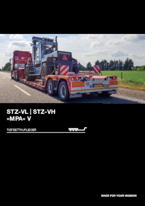 Lowbed & Step Deck Semi Trailers Goldhofer STZ-VL