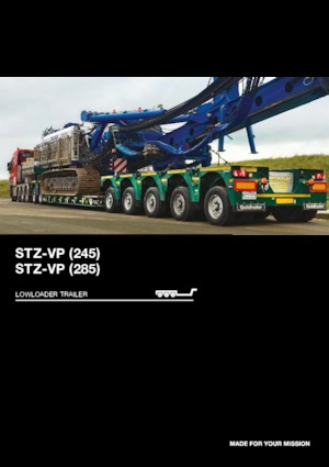 Lowbed yarı römorklar Goldhofer STZ-VP 245