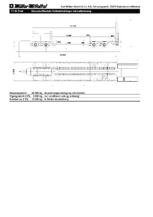 Lowbed & Step Deck Semi Trailers Müller Mitteltal TT 40 Profi