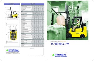 LPG Forklifts Hyundai 18LC-7M
