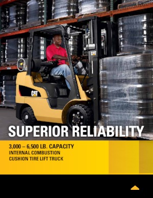 Lpg ön forkliftler Caterpillar 2C3000