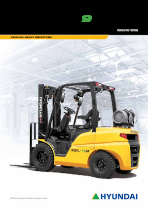 Lpg ön forkliftler Hyundai 33L-9A