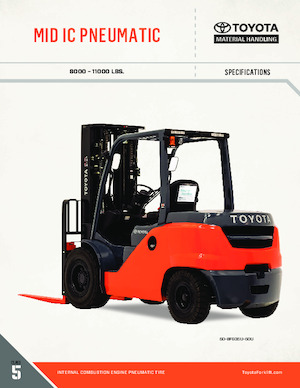 LPG Forklifts Toyota 50-8FG50U