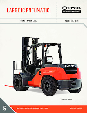 LPG Forklifts Toyota 50-8FG70U