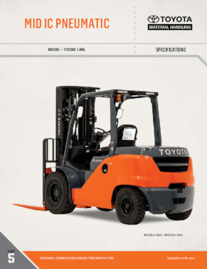 LPG Forklifts Toyota 8FG35U