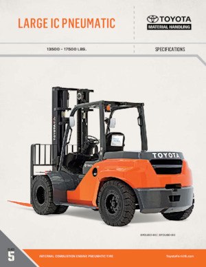 LPG Forklifts Toyota 8FG80U