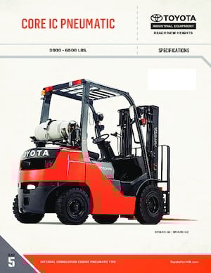 LPG Forklifts Toyota 8FGCSU20