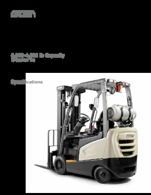 LPG Forklifts Crown CGC15S-9
