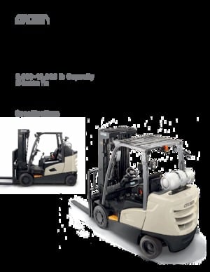 LPG Forklifts Crown CGC35S-9