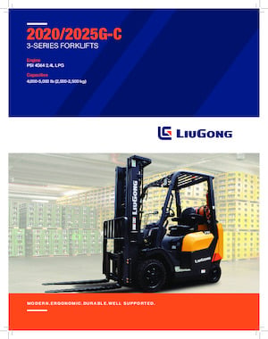 LPG Forklifts Liugong CLG2020G-C 