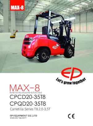 LPG Forklifts EP CPCD25T8-GK25
