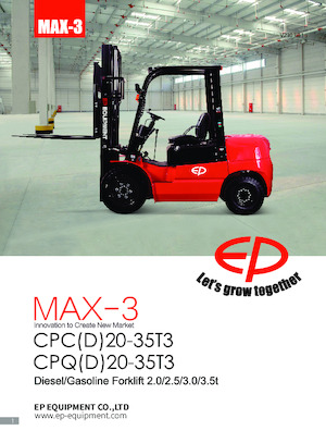 LPG Forklifts EP CPQ(D)30T3