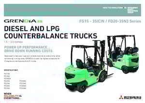LPG Forklifts Mitsubishi FG18N