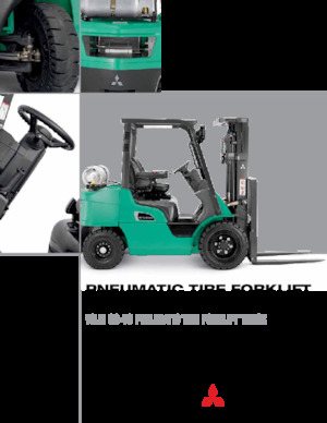 Lpg ön forkliftler Mitsubishi FG28N