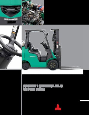 LPG Forklifts Mitsubishi FGC15N