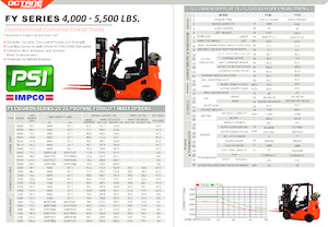 LPG Forklifts OCTANE FY20