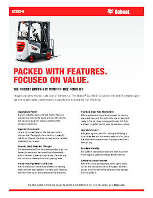 LPG Forklifts Bobcat GC18S-9