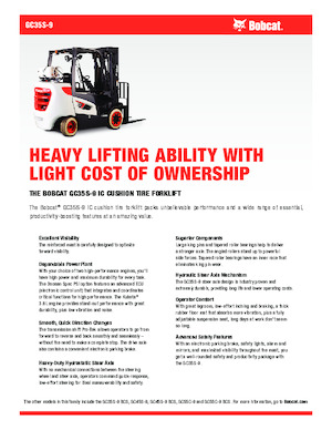 LPG Forklifts Bobcat GC35S-9