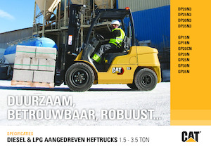 LPG Forklifts Caterpillar GP18N 