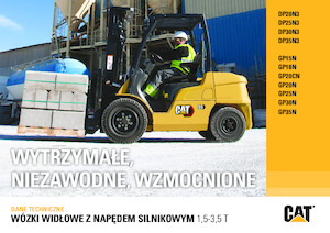 LPG Forklifts Caterpillar GP18N 