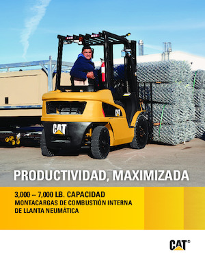 Lpg ön forkliftler Caterpillar GP33N