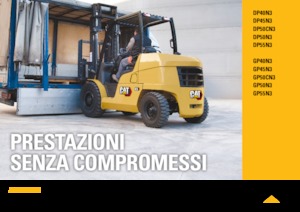 Lpg ön forkliftler Caterpillar GP50N3