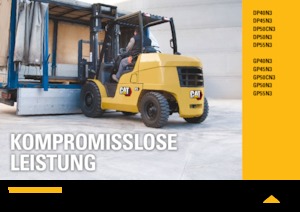 LPG Forklifts Caterpillar GP55N3
