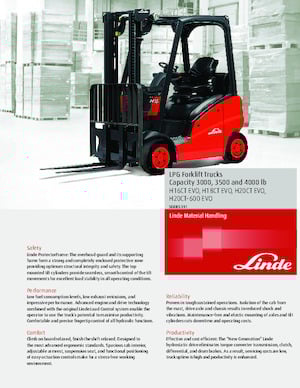 LPG Forklifts Linde H20T CT-600
