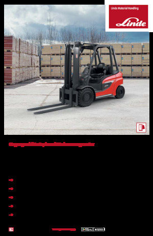 LPG Forklifts Linde H35 CNG