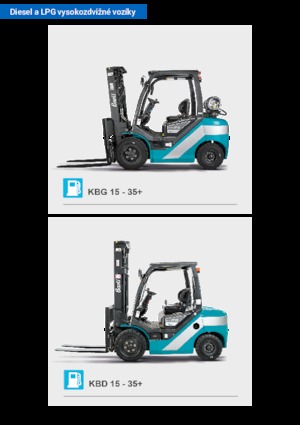 LPG Forklifts Baoli KBG 20+