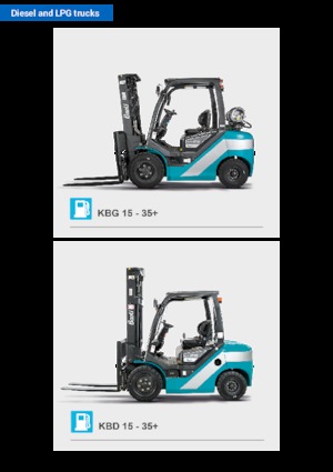 LPG Forklifts Baoli KBG 20+ EU5