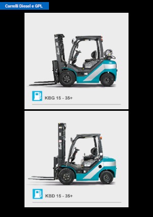 LPG Forklifts Baoli KBG 20+ EU5