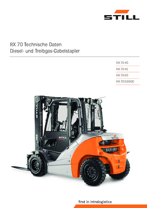 Lpg ön forkliftler Still RX 70-50 T