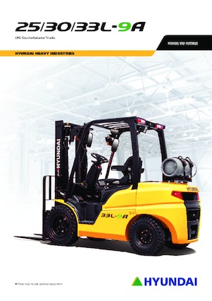 Lpg ön forkliftler Hyundai 33L-9A