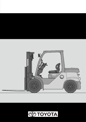 Lpg ön forkliftler Toyota 8 FG 70N 