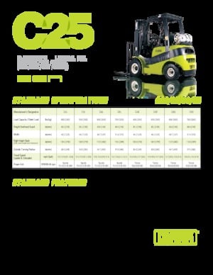 LPG Forklifts Clark C30 L