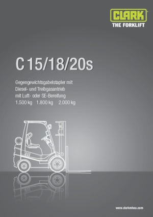 LPG Forklifts Clark C18L