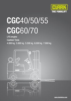 LPG Forklifts Clark CGC70 L