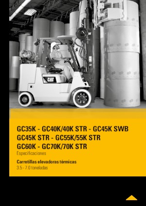 LPG Forklifts Caterpillar GC55K STR