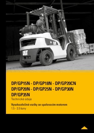 LPG Forklifts Caterpillar GP18N 