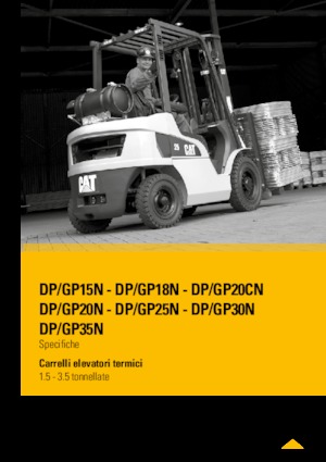 LPG Forklifts Caterpillar GP18N 