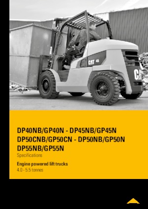 LPG Forklifts Caterpillar GP40N
