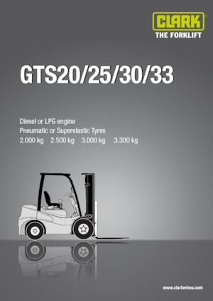 LPG Forklifts Clark GTS30 L