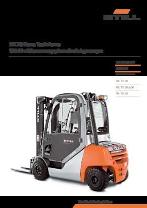 LPG Forklifts Still RX 70-20 T/600 