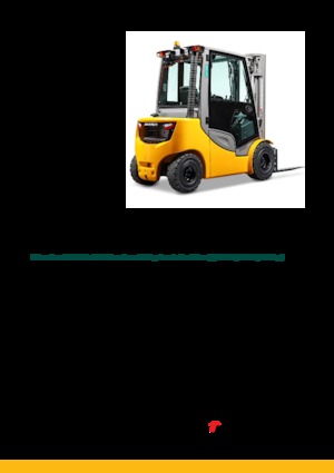 Lpg ön forkliftler Jungheinrich TFG 425s