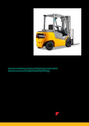 Lpg ön forkliftler Jungheinrich TFG 430